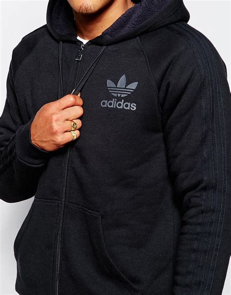 Adidas zipped hoodie